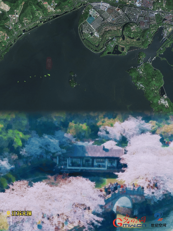 清明游玩賞花圖鑒來了！衛(wèi)星鏡頭帶你先睹為快